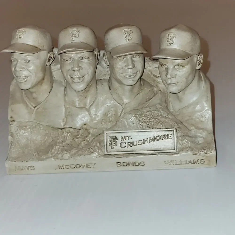 San Francisco Giants Mt. Crushmore Statue New in box Mays,McCovey,Bonds,Williams